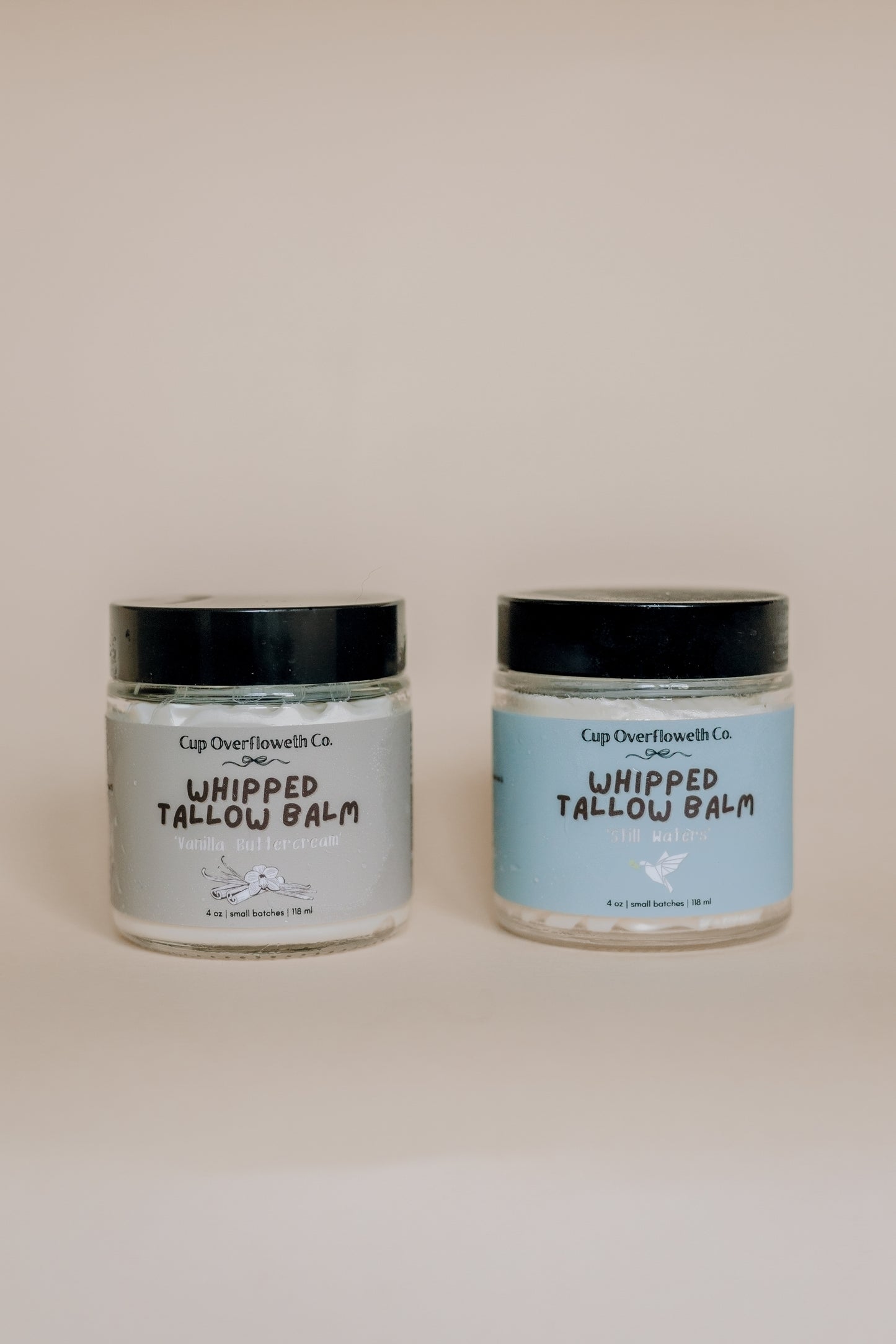 Still Waters & Vanilla Buttercream Whipped Tallow Balms