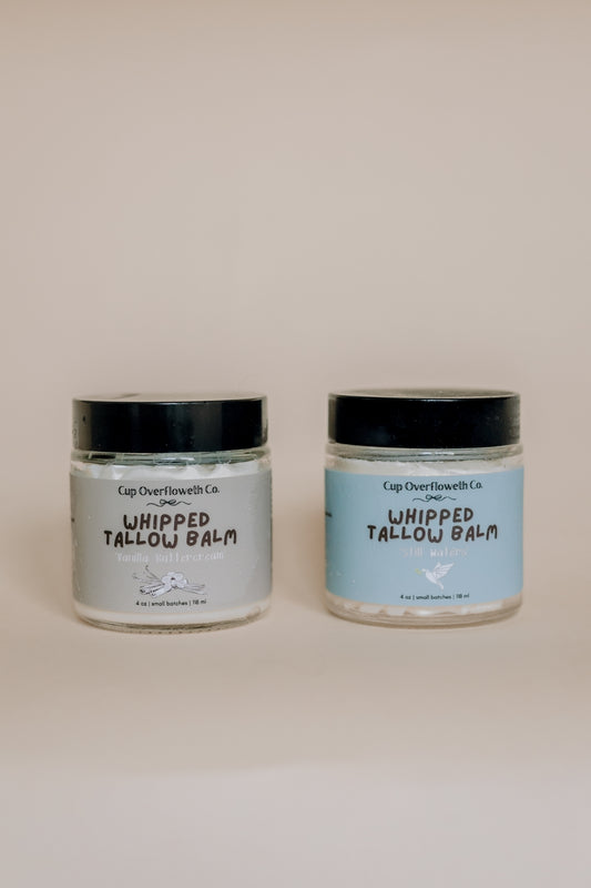 Still Waters & Vanilla Buttercream Whipped Tallow Balms