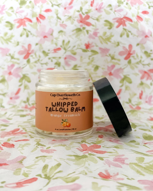Orange Creamsicle Whipped Tallow Balm